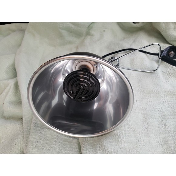 EUC Exo Terra PORTABLE Reptile Aluminum Dome LAMP Exo-Terra Swivel - Picture 2 of 8